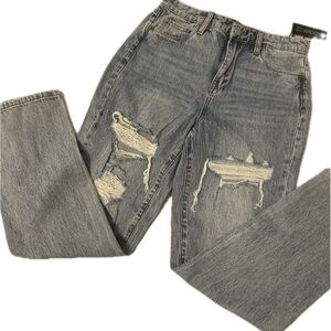 Blank NYC Relaxed Blue Jeans with Vintage Wash